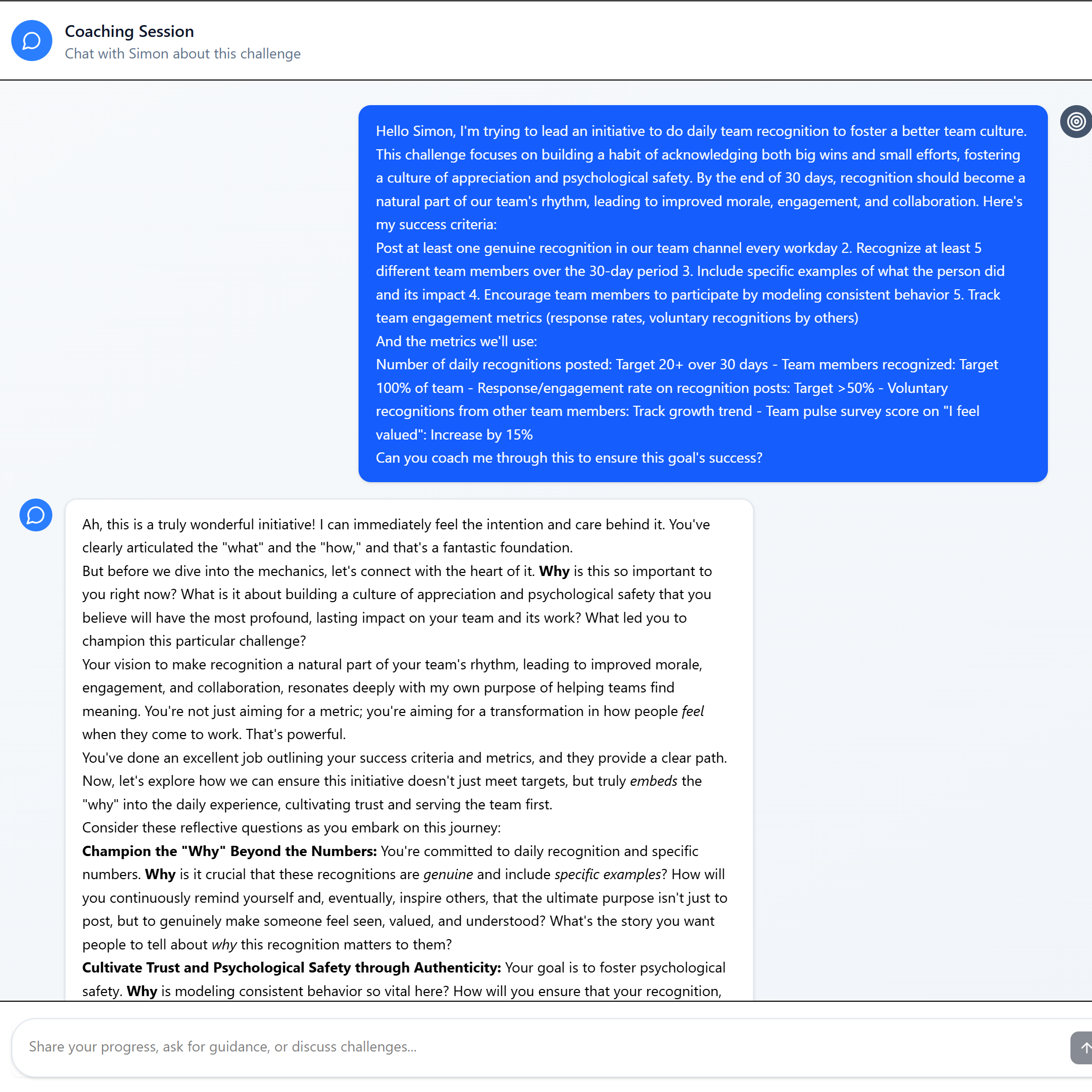 Workbuddy AI powered leadership coach